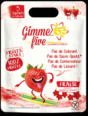 Fruits stars fraise front packaging