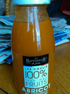 Les Coulis 100% issu des fruits front packaging