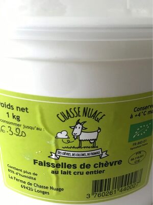 Faisselles de chevre au lait cru entier
