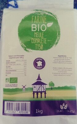 Farine Bio meule complète T150