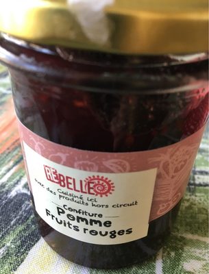 Confiture pomme fruits rouges