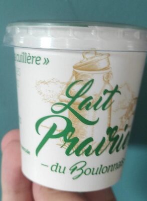 Yaourt Lait Prairie du Boulonnais front packaging
