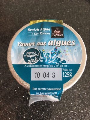 Yaourt aux Algues front packaging