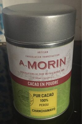 Pur cacao en poudre 100 % Pérou