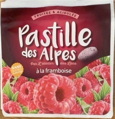 Pastille des Alpes à la framboise