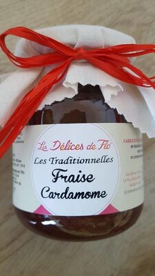 Les traditionnelles fraise cardamome front packaging