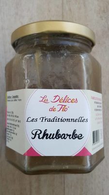 Les traditionnelles rhubarbe front packaging