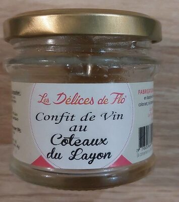 Confit de vin au coteaux du layon front packaging