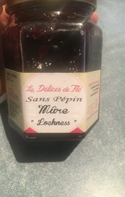 Confiture mures front packaging