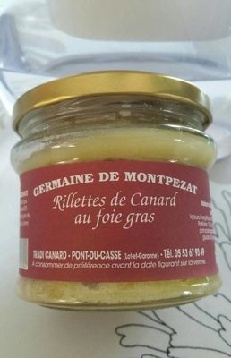 Rillettes de canard au foie gras