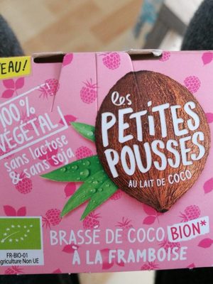 Brassé de coco bion à la framboise front packaging