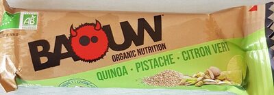 Quinoa Pistache Citron vert front packaging