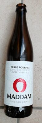 Perle pourpre blanche de cerise bio front packaging