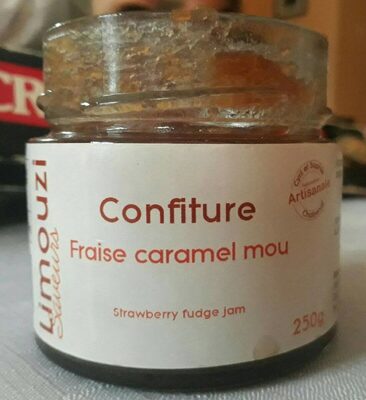 Confiture fraise caramel mou