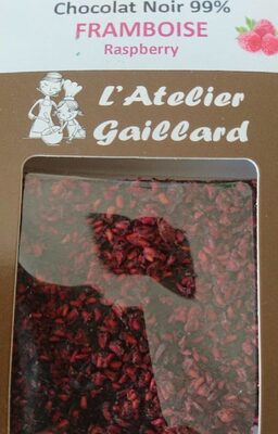 Chocolat noir 99% framboise