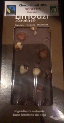 Chocolat Lait 38% Noisettes