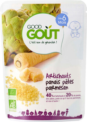 Artichauts panais pâtes parmesan 190g