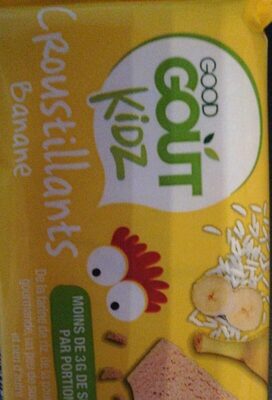 Good gout kids croustillants banane
