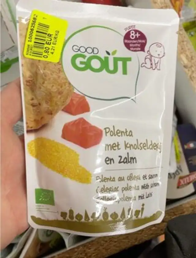 Polenta au celeri front packaging