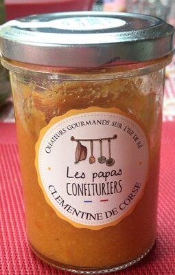 Clémentines de corse confiture front packaging