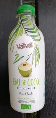 Eau de coco biologique front packaging