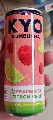 Kombucha Framboise Citron Vert front packaging
