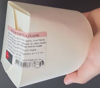 Pasta box crous resto