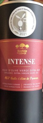 Huile d’Olive vierge extra bio Intense AOP