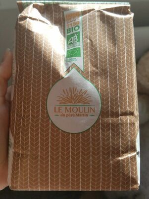 Farine de blé complète front packaging