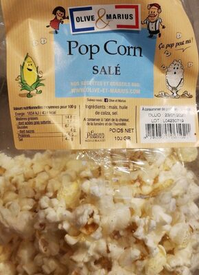 Pop corn sale front packaging