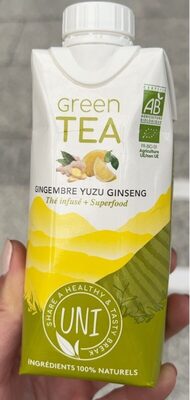 Green Tea Gingembre Yuzu Ginseng front packaging