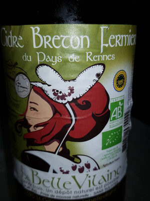 Cidre Breton fermier front packaging