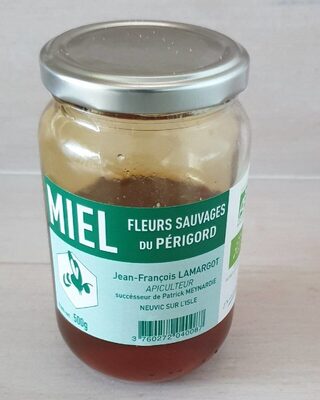 Miel fleurs sauvages du Périgord front packaging