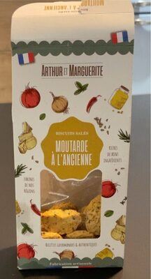 Biscuits salés moutarde à l'ancienne