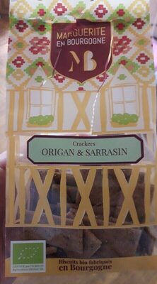 Crackers origan et sarrazin