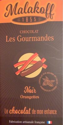 Chocolat Noir Orangettes