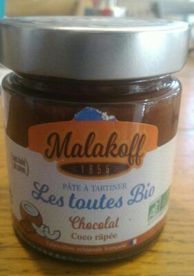 Pâte à tartiner chocolat coco râpée