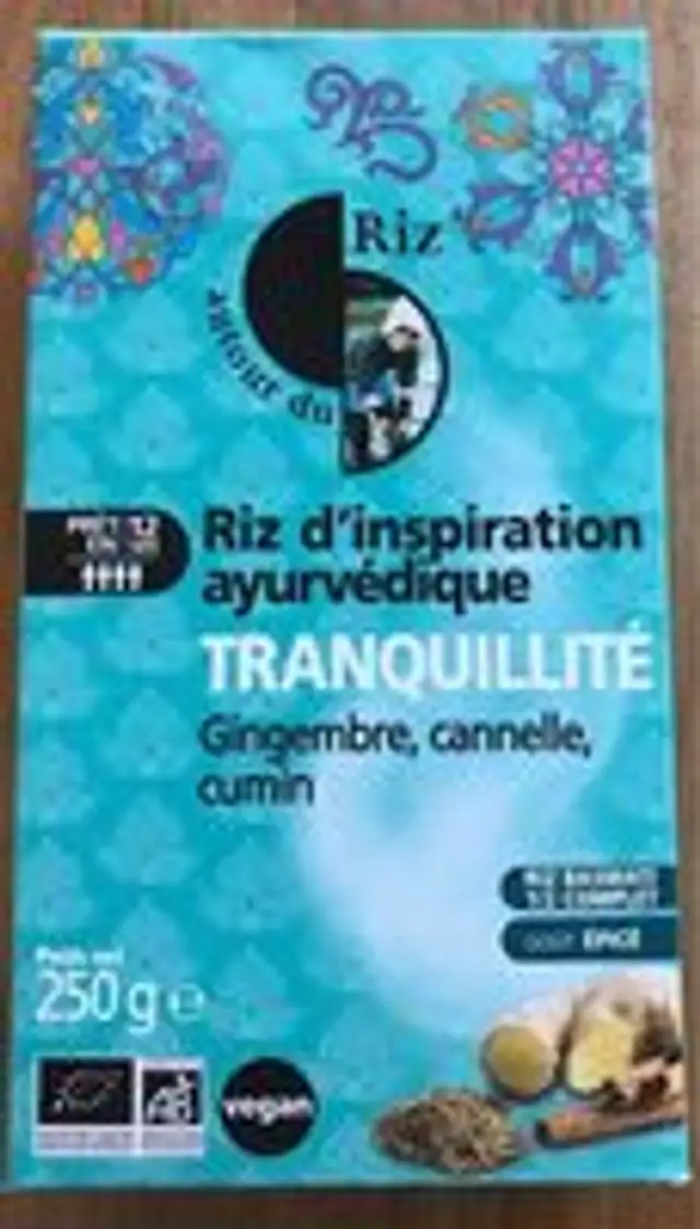 Riz d'inspiration ayurvedique Yranquilité