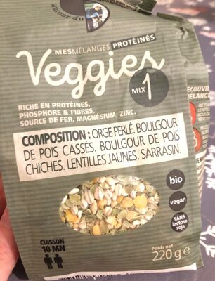 Mes mélanges proteinés veggies
