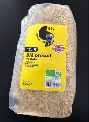 Blé précuit incollable