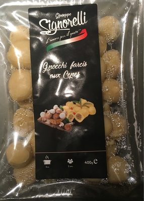 Gnocchi farcis aux cepes