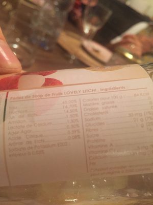 Perle de sirop de fruit