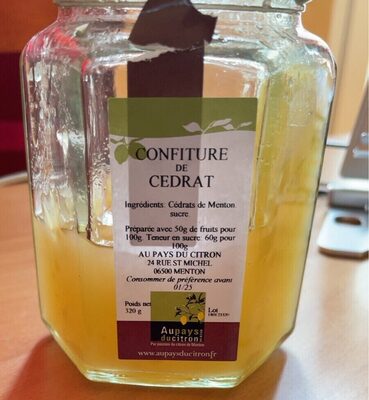 Confiture de Cedrat