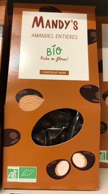 Amandes Entières Chocolat Noir