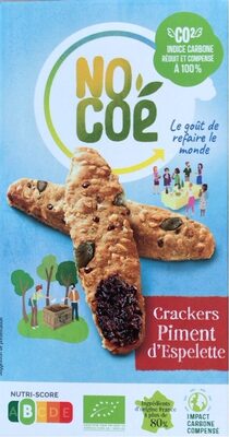 Crackers Piment d‘Espelette front packaging