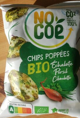 Chips Poppées Bio échalotes persil ciboulettte
