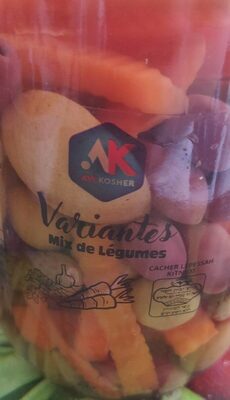 Variantes mix de légumes