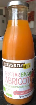 Nectar bio abricot