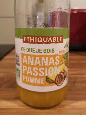 Jus Ananas Passion Pomme front packaging