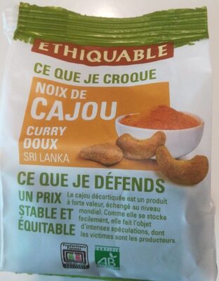 Noix de cajou curry doux